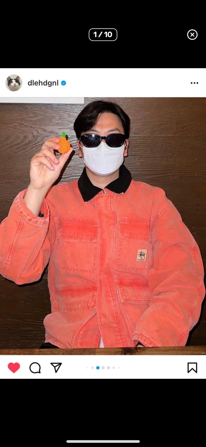 스투시 워시드 캔버스자켓(m) 상품이미지1