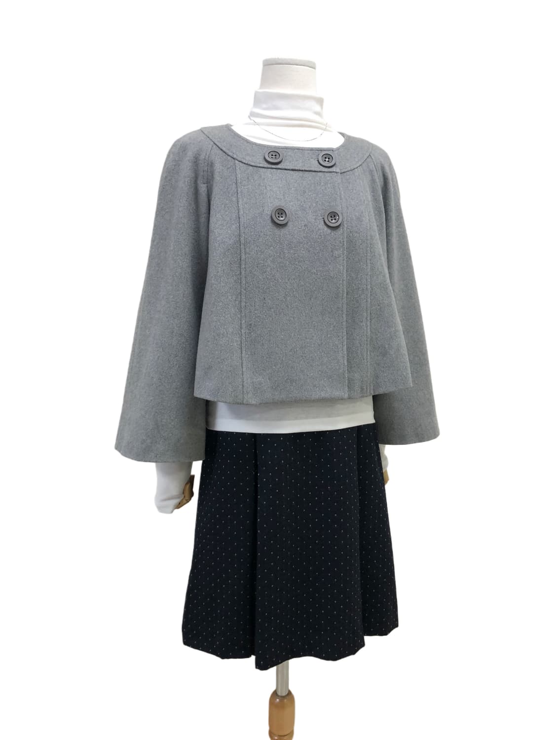 reflect 회색 노카라 자켓 상품이미지3