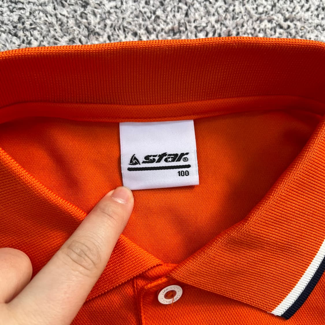 100 빈티지 반팔 카라 티셔츠 0313M 상품이미지2