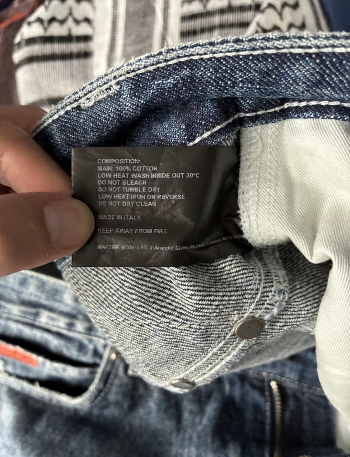 마틴로즈 ss23 부츠컷데님 상품이미지3