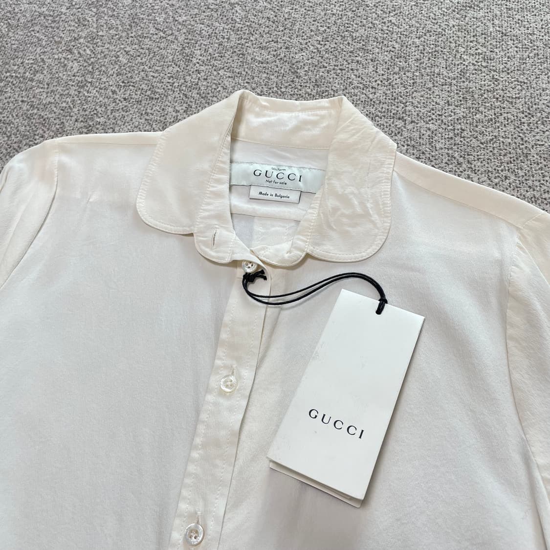 (새상품) 구찌 정품 화이트 블라우스 셔츠 36 상품이미지4