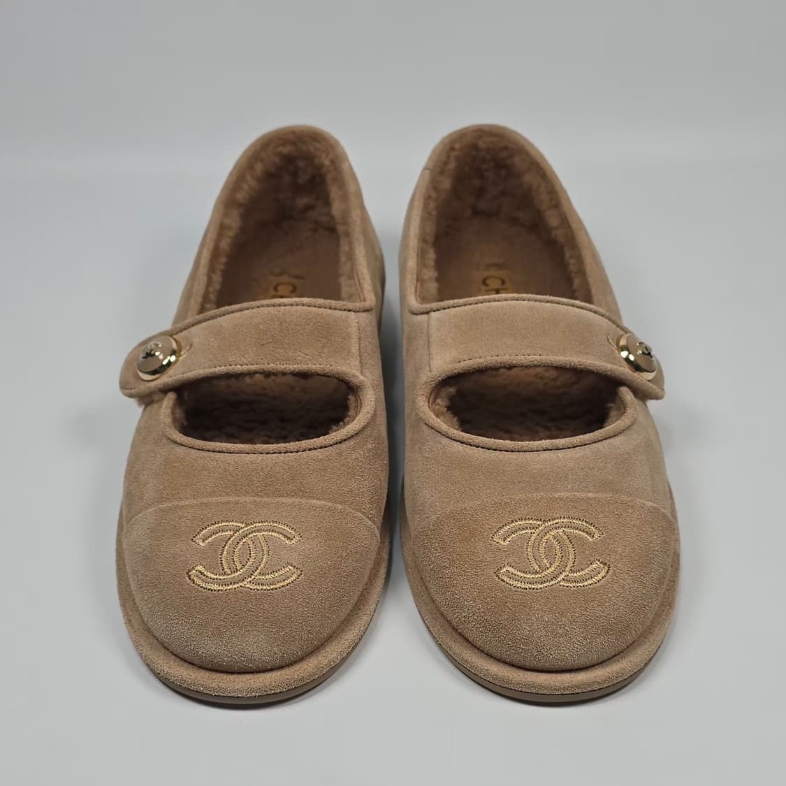 샤넬 스웨이드 시어링 메인젤리 플랫 슈즈 ( 230 ) 상품이미지2