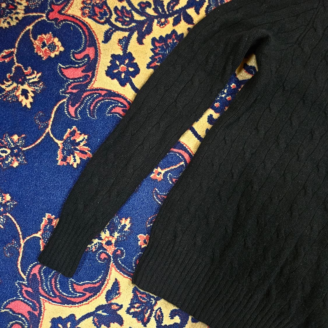 랄프로렌 캐시미어100 꽈베기 꽉붙핏 니트 스웨터 상품이미지3