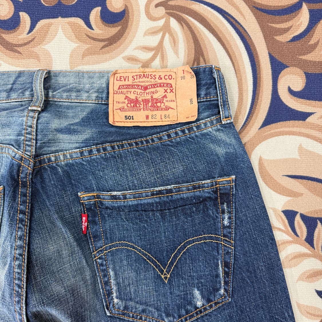 (30)리바이스 Levis04501 워싱데님팬츠 상품이미지2