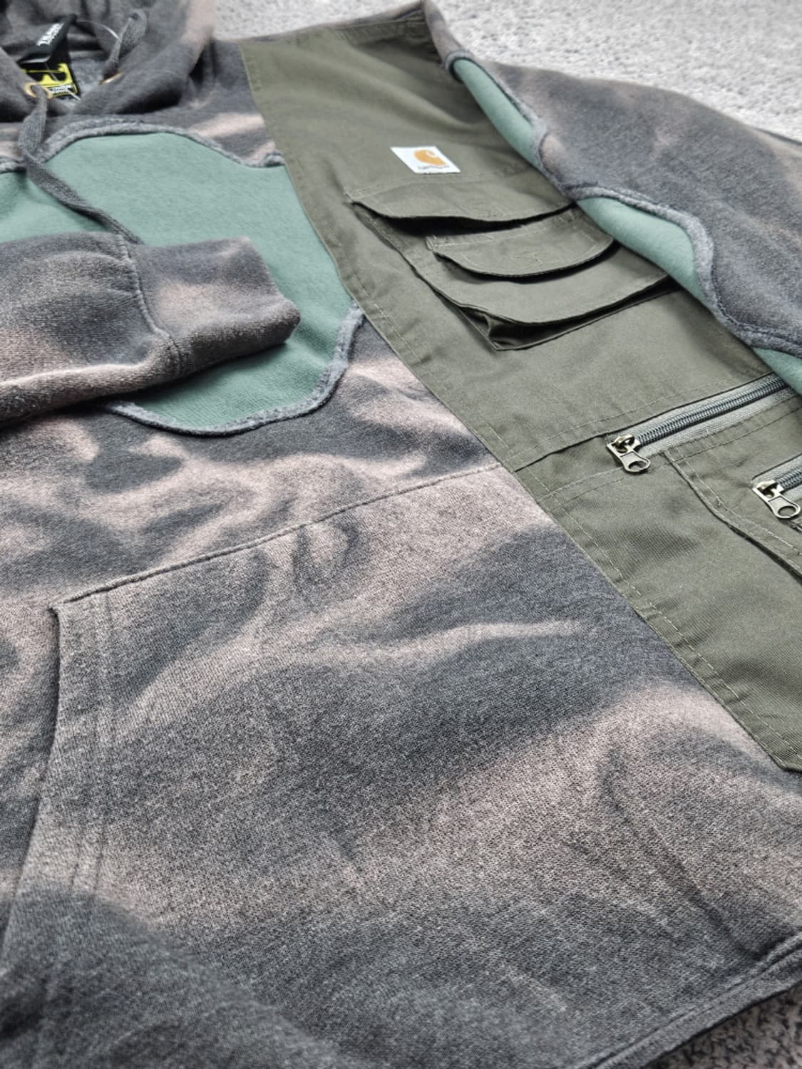 칼하트 X NFL 다잉워싱 포켓베스트 커스텀 후디 (상세설명)/10287 상품이미지8