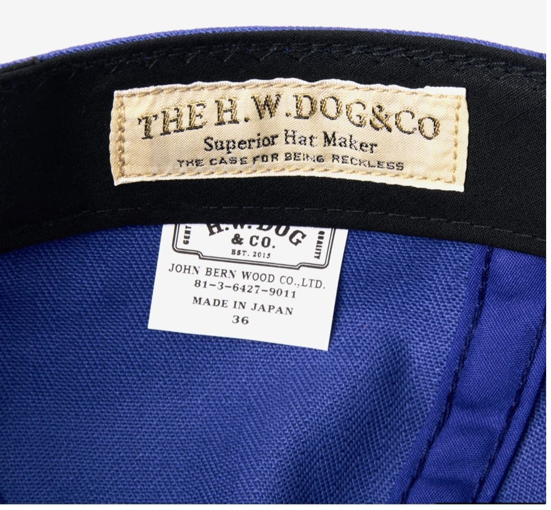 HW dog 헤링본 캡 상품이미지4