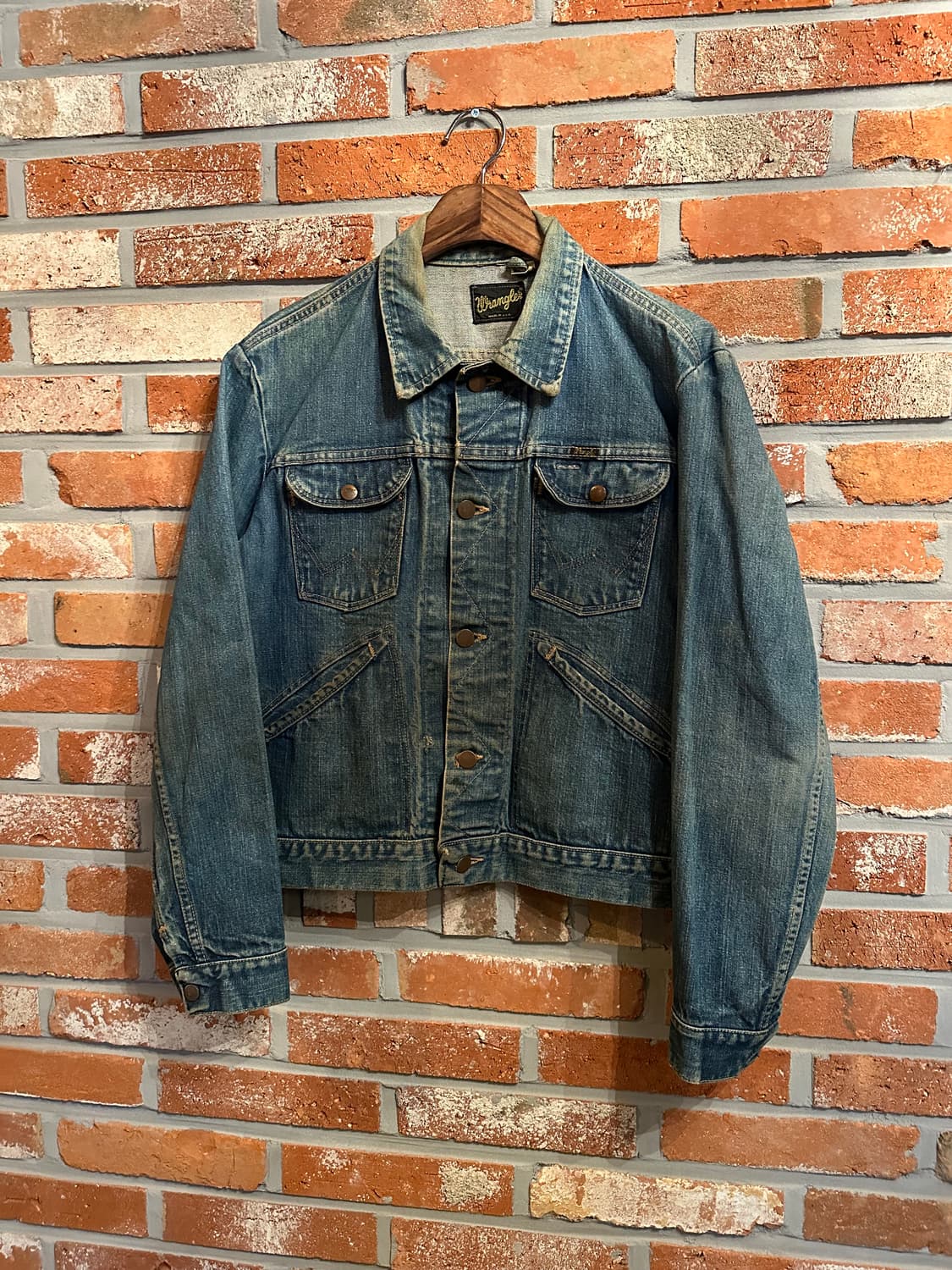 70s USA 빈티지 랭글러 126MJ 데님 자켓 상품이미지2