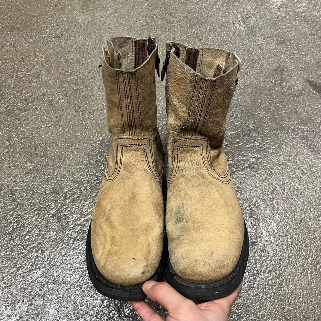 할리데이비슨 스웨이드 엔지니어 부츠 (260) 상품이미지3