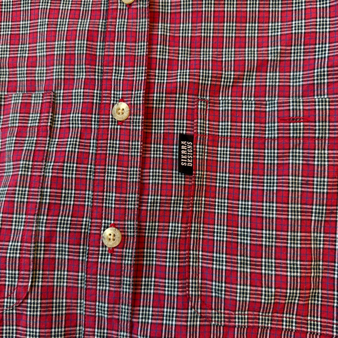 시에라 디자인 체크 셔츠 상품이미지4