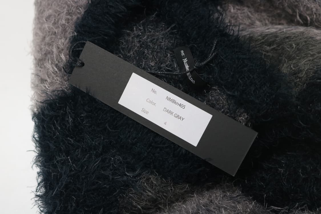 넘버나인 아가일 패턴 니트 상품이미지8