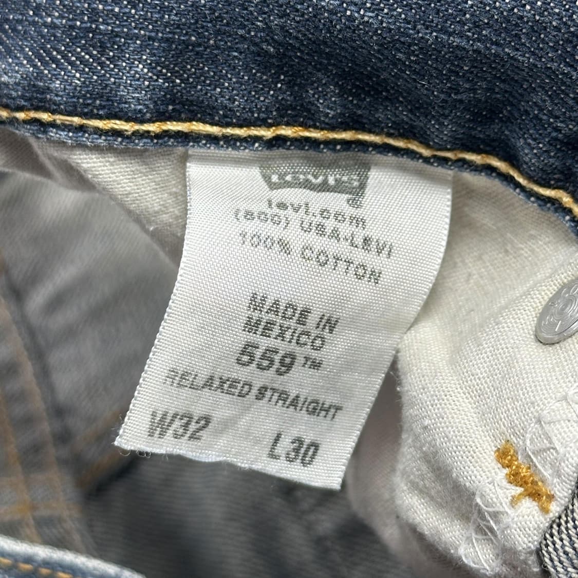 리바이스 559 오리지널 스트레이트 데님 팬츠 (32인치) 상품이미지8