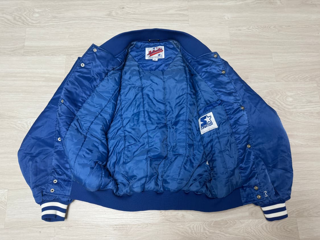 [M] 스타터 90s 빈티지 MLB LA 다저스 스타디움 자켓 상품이미지4