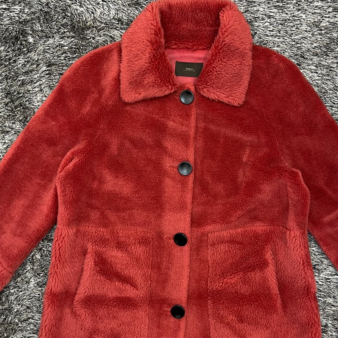 안지크 양모 무스탕 코트 (91-98-165) 상품이미지2