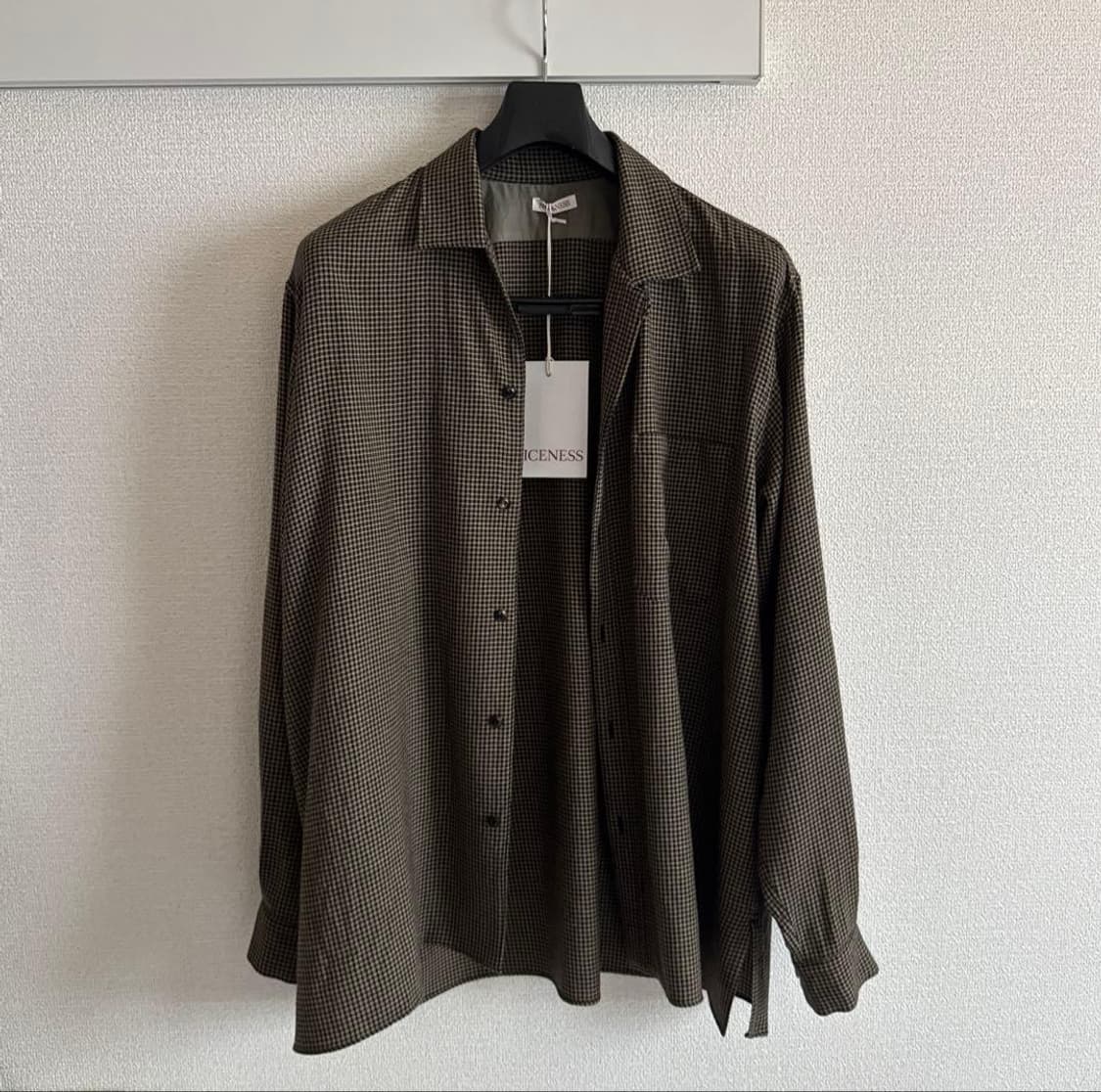 26ss S.COIL OPEN COLLAR DRESS SHIRT 상품이미지2