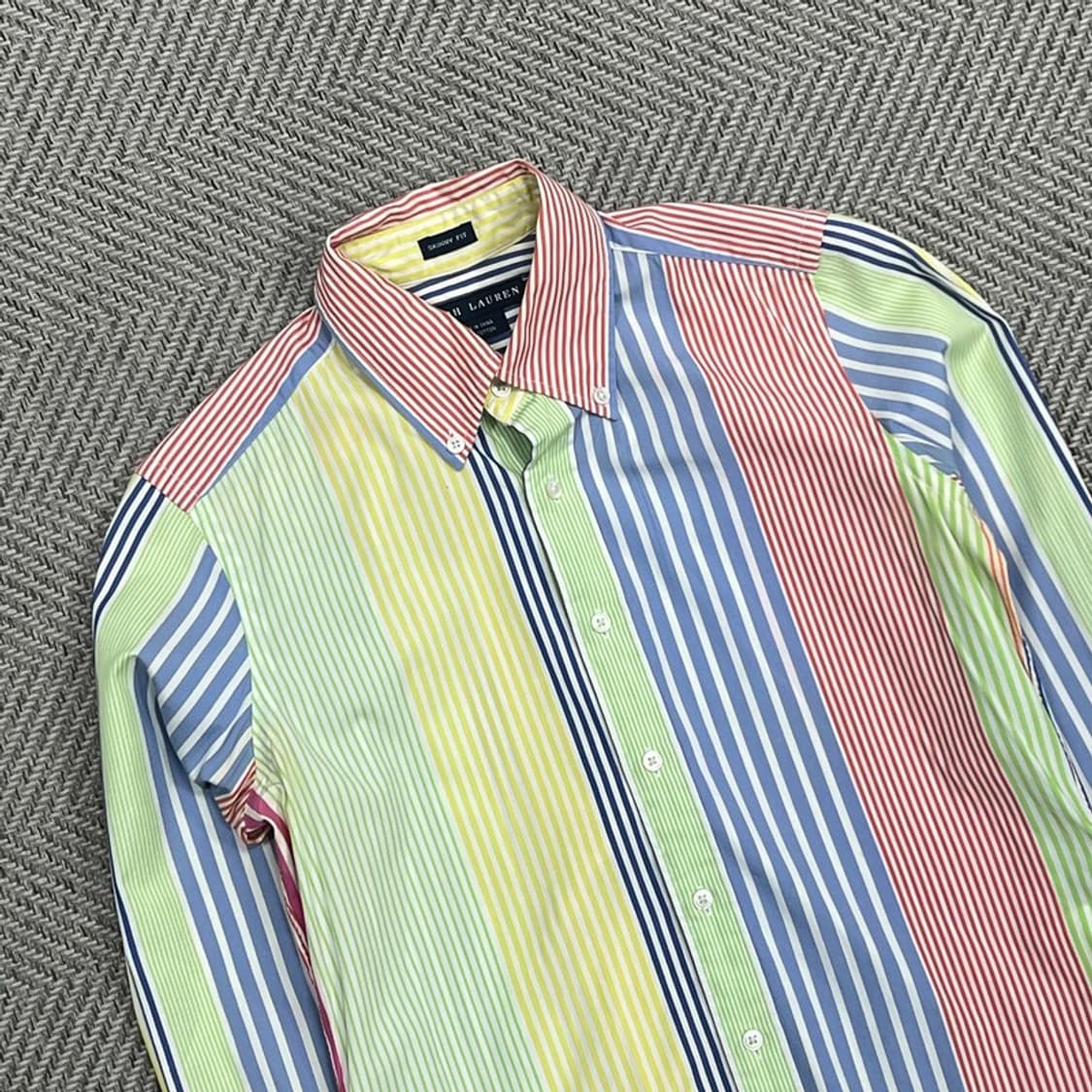 랄프로렌 스키니핏 스트라이프 셔츠 v0946 상품이미지3