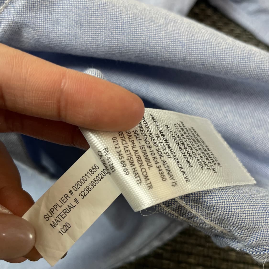 폴로랄프로렌 폴로 베어 코튼 옥스포드 긴팔 셔츠 L(14-16) 상품이미지7