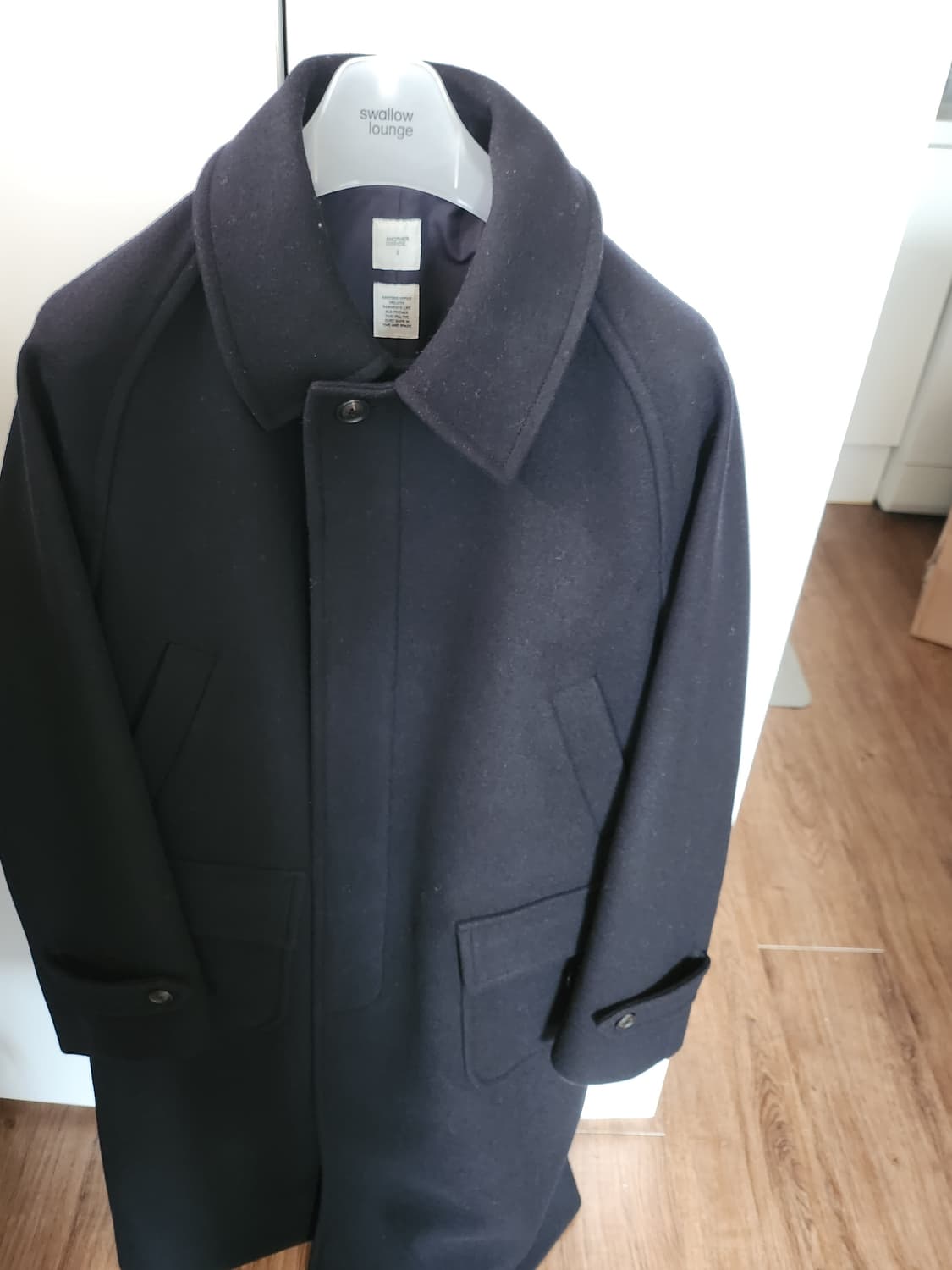 25AW 어나더오피스 발마칸 네이비 2사이즈 상품이미지1