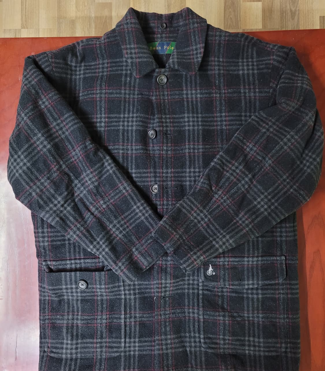 빈폴 체크 코트 상품이미지1