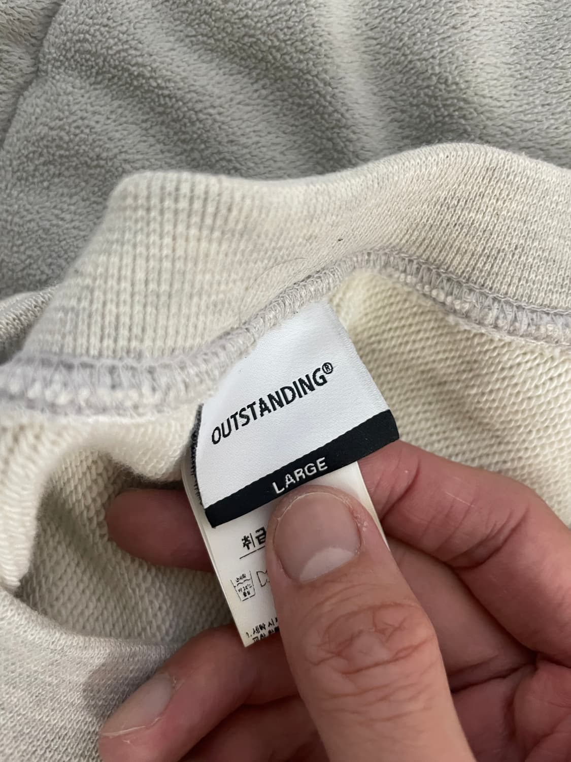 아웃스탠딩 맨투맨V.S.C SWEAT(WILD TEXAS)_1% OAT 상품이미지9