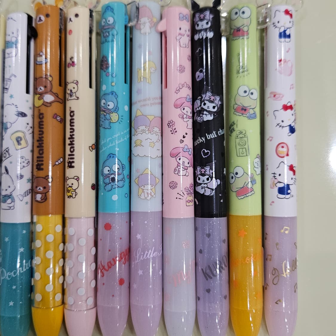 (새상품)다마고치 짱구 키티 우사하나 리락쿠마 한교동 케로피 등등 2색펜 상품이미지3