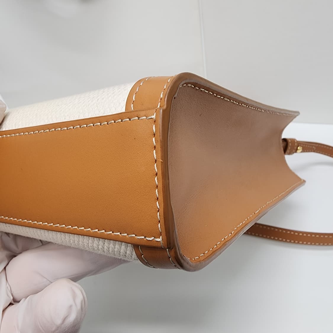 전시품급 셀린느 카바스 미니 버티컬 토트백 숄더백 상품이미지5