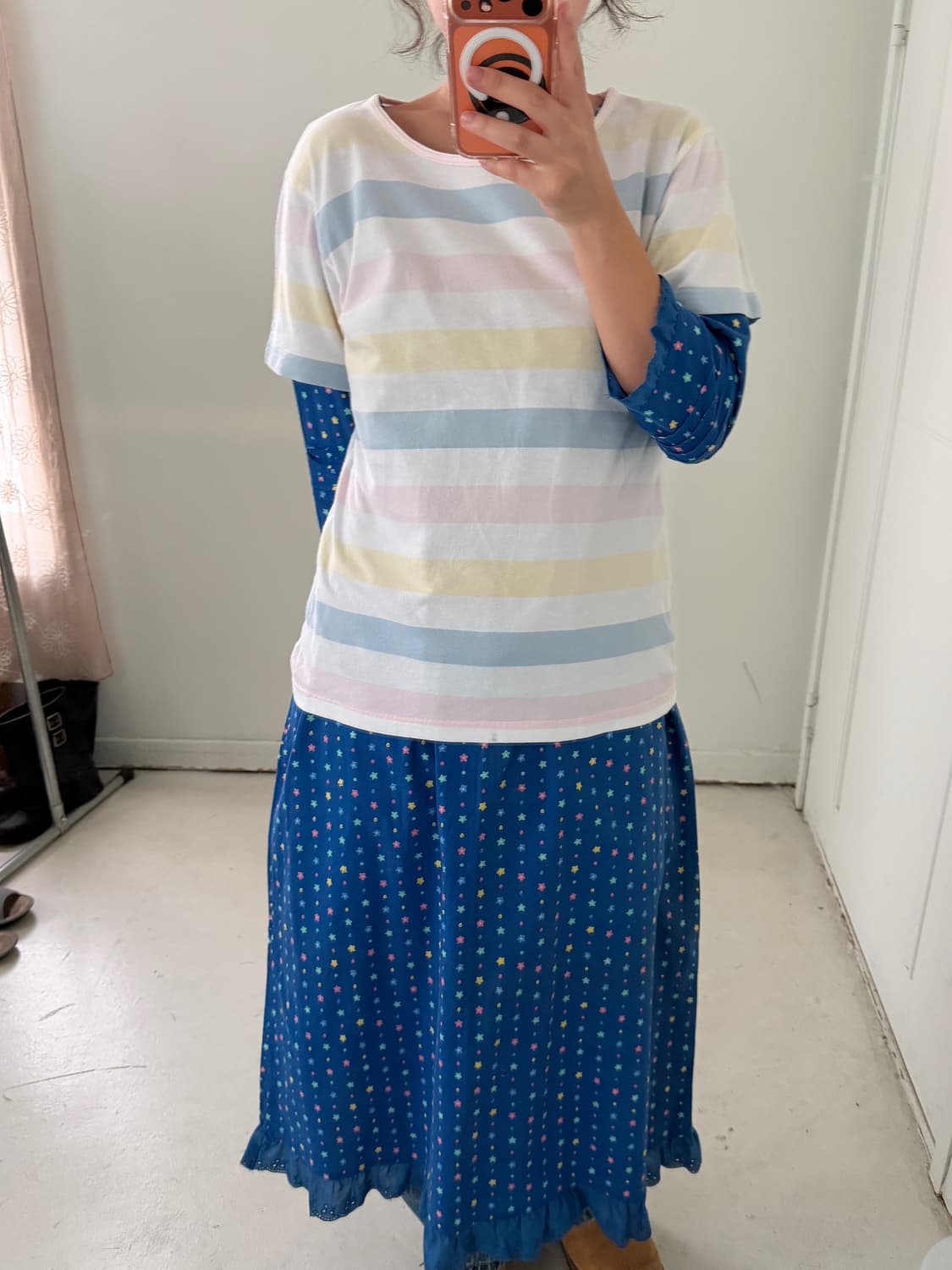 일본빈티지 모리 키치 별 원피스 상품이미지4