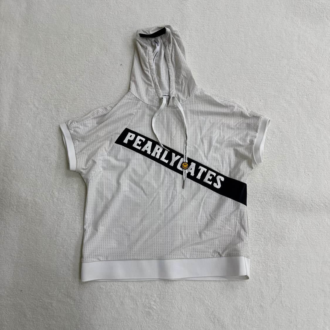 실측확인 파리게이츠 메쉬 후드 반팔티 0313T 상품이미지1