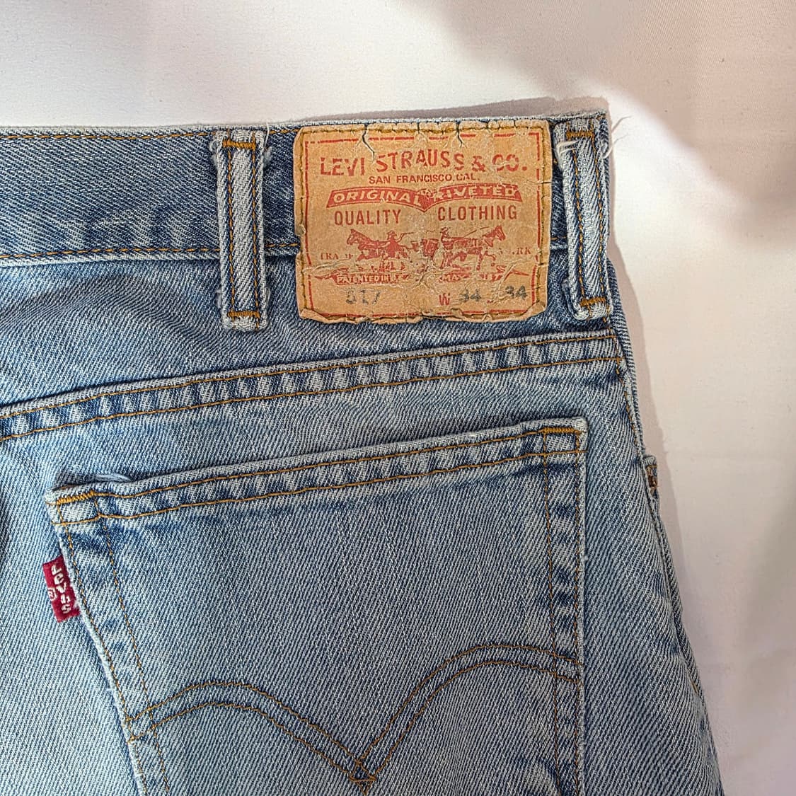 [W34L34]리바이스 517 부츠컷 데님팬츠 상품이미지6