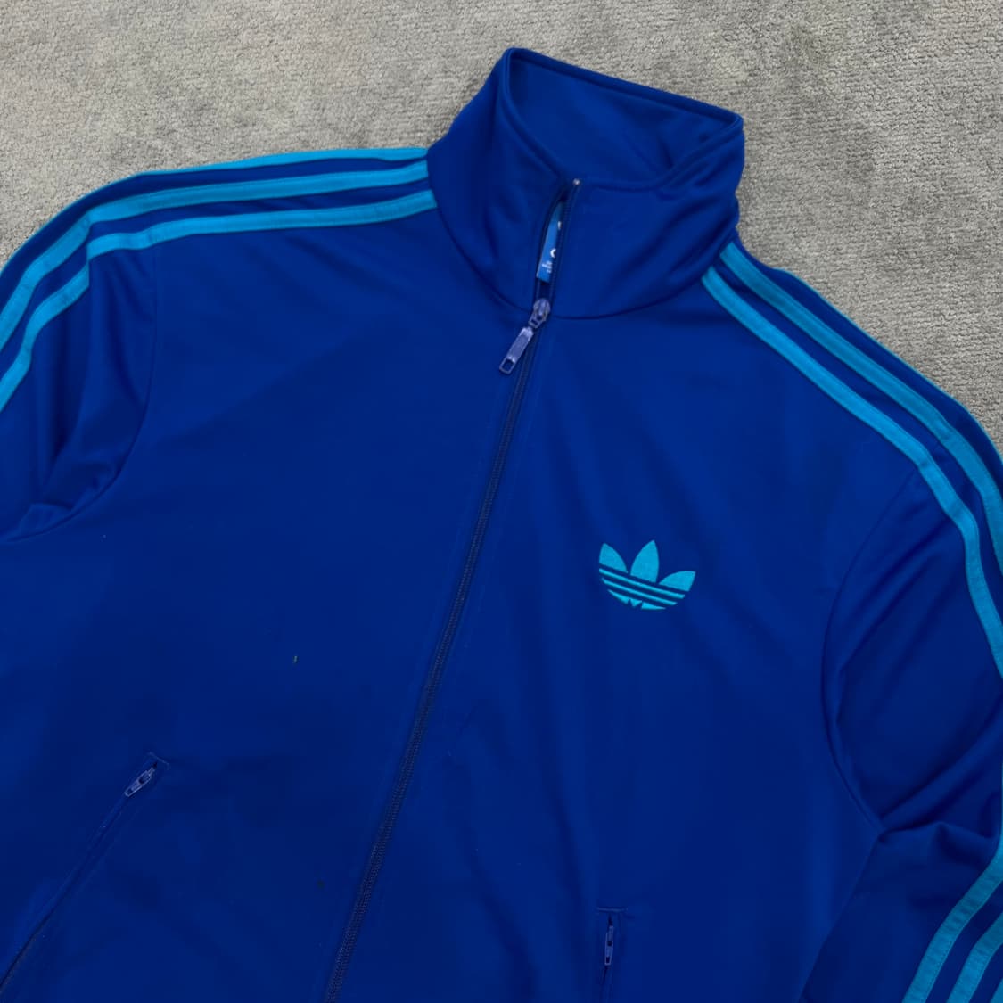 95 아디다스 파이어버드 블루 트랙탑져지 상품이미지2
