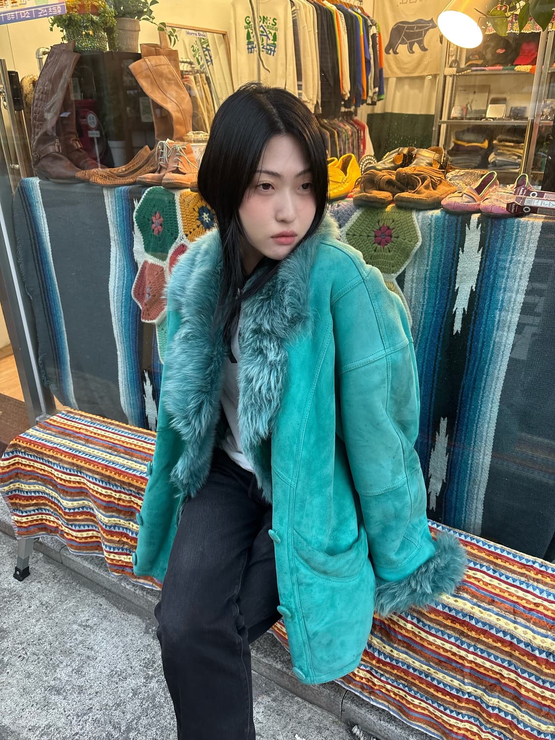 90's Merolely Shearling Ja 상품이미지1