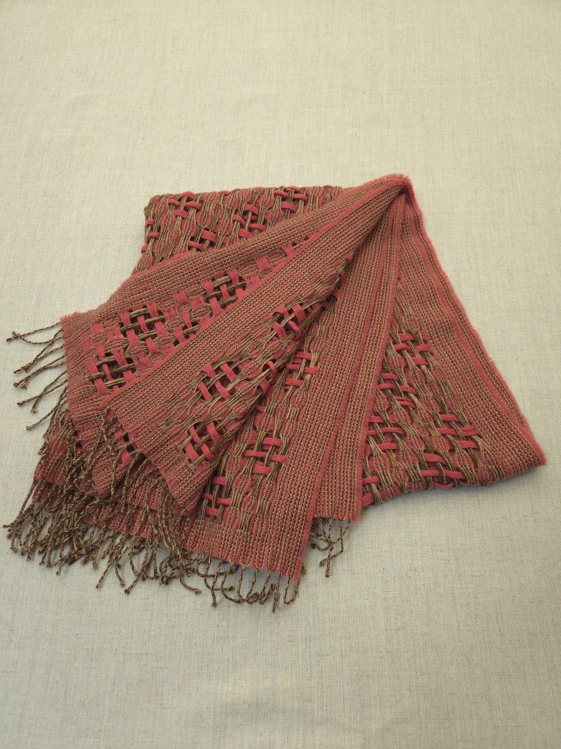 메트로시티 짜임 숄 머플러 상품이미지3