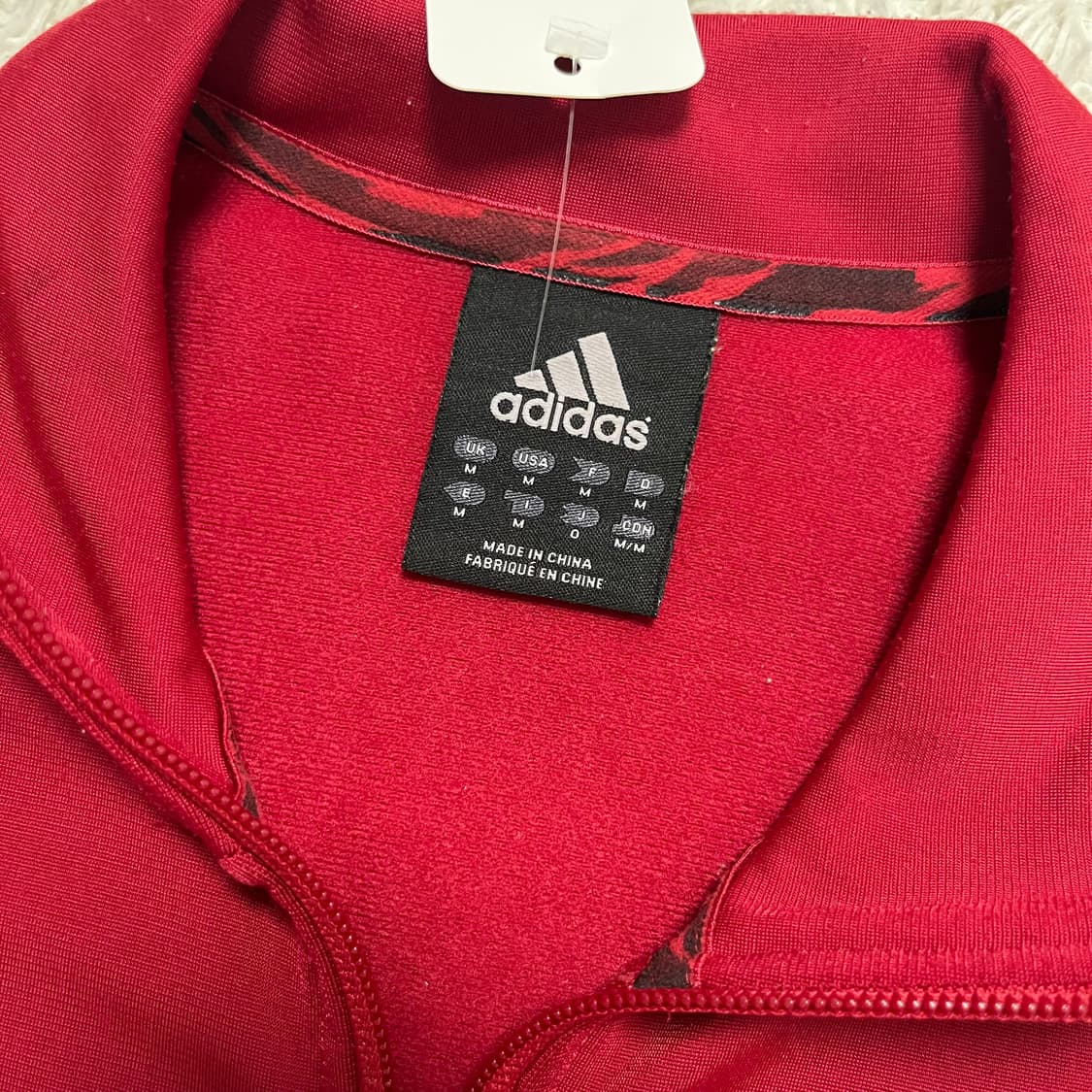 Adidas burgundy jersey 상품이미지6