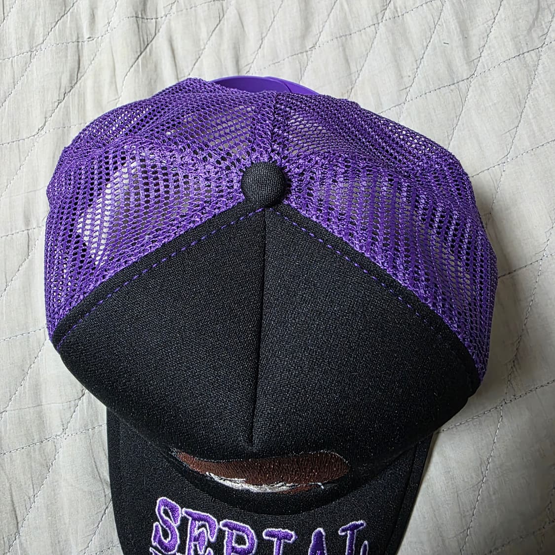 [OS] BOOT 레인 lain 시리얼 익스페리먼츠 5패널 매쉬 투톤 캡 상품이미지3