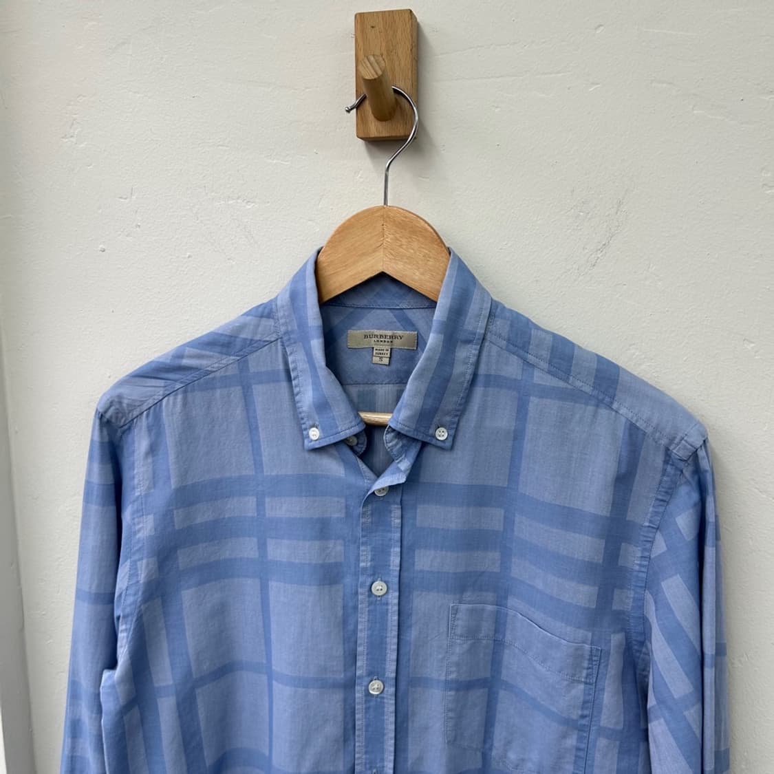 15046 - 버버리 체크 셔츠 상품이미지1