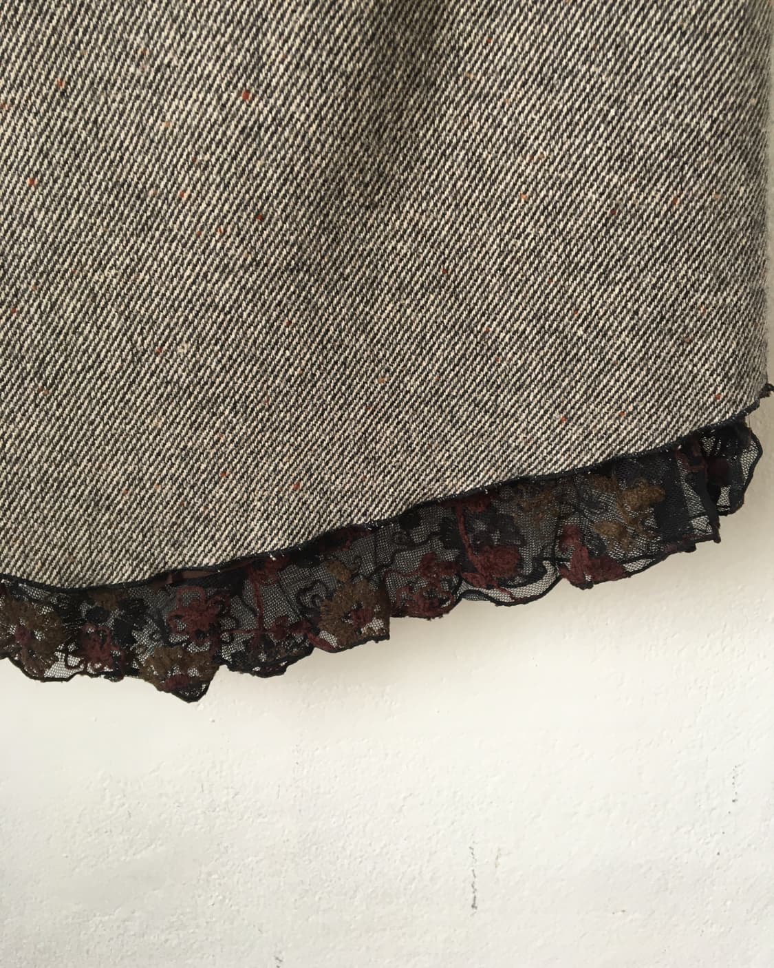 Lace trimming skirt 상품이미지2