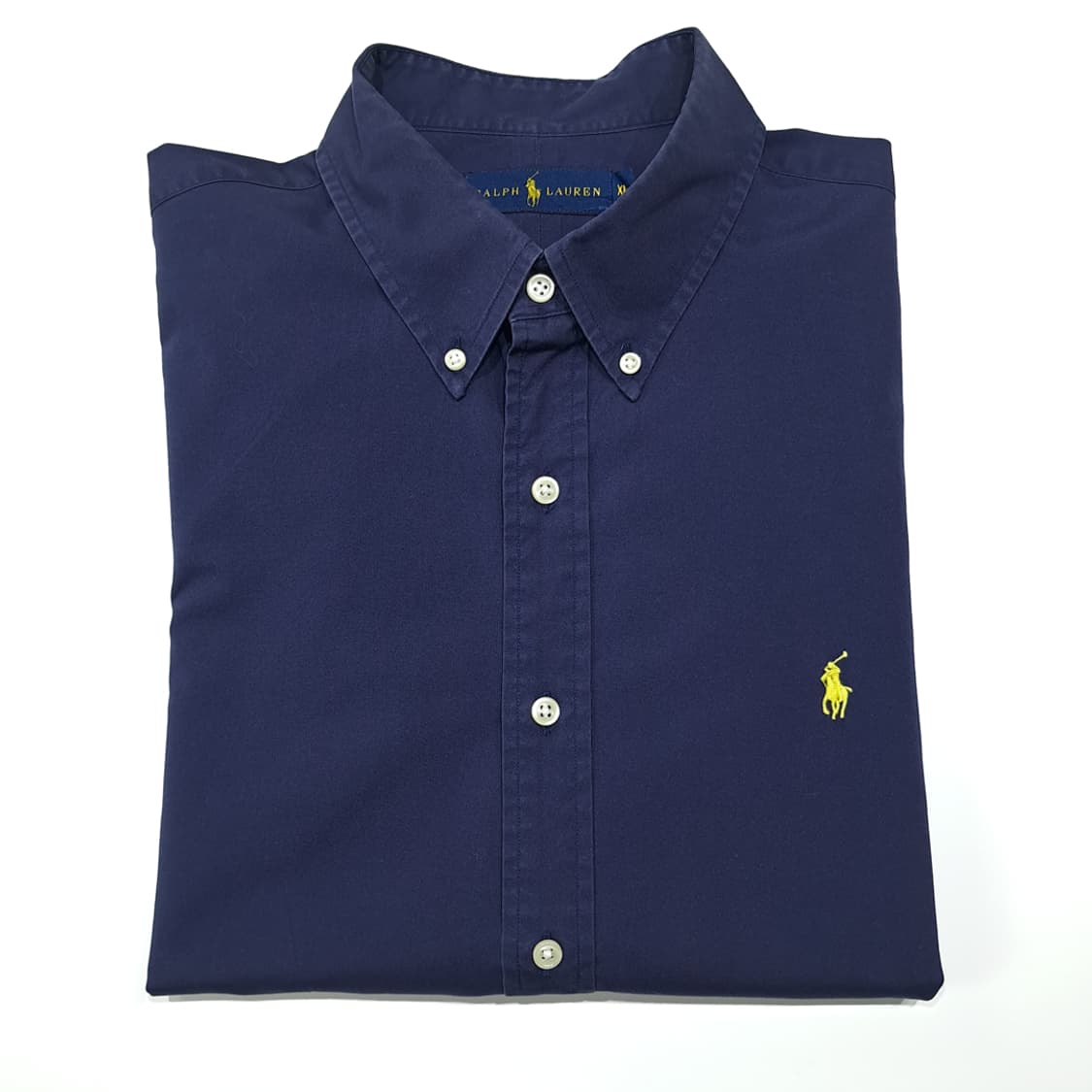 CL688 XL 폴로 00s 코튼 버튼다운 퍼플네이비 셔츠 상품이미지7