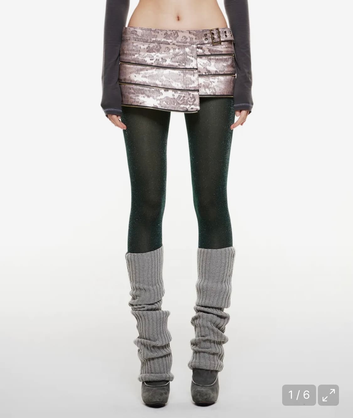 배디 레이어드 스커트 핑크 s 상품이미지5