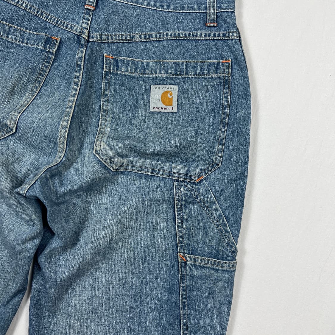 80‘s 칼하트 carhartt 100주년 카펜터 데님 반바지 상품이미지7