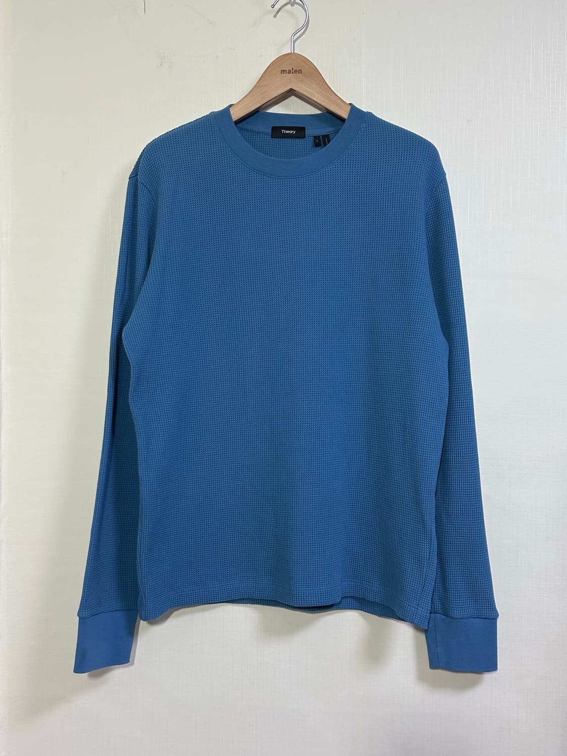 Theory 띠어리 코튼 니트 L / 100-105 / 블루 상품이미지2