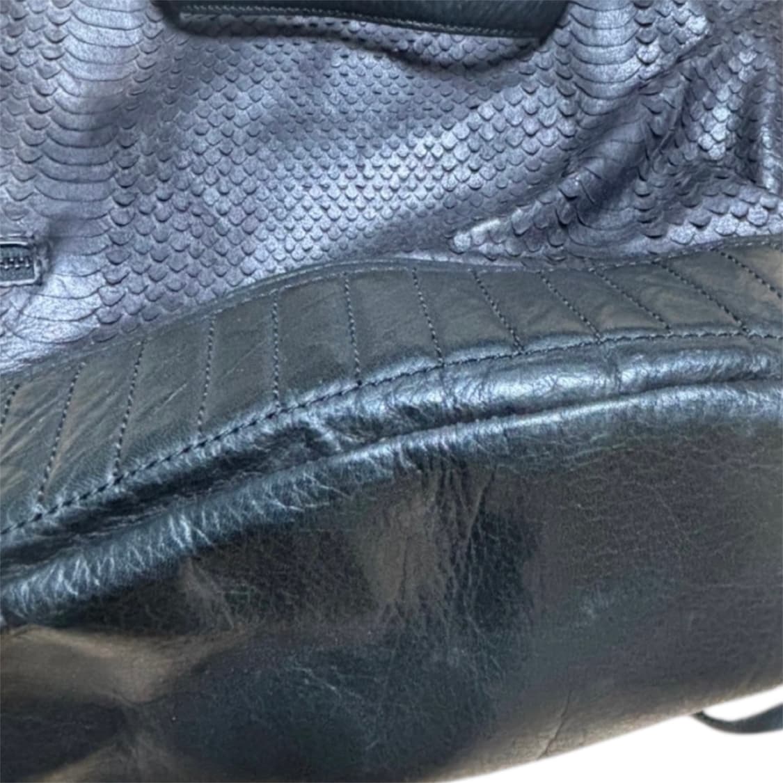 Ash 블랙 레더 숄더/크로스백 상품이미지3