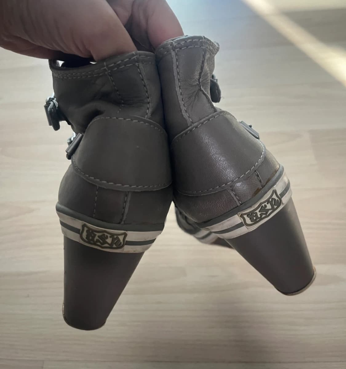 ash 아쉬 웨지힐 스니커즈 회색 36 상품이미지3