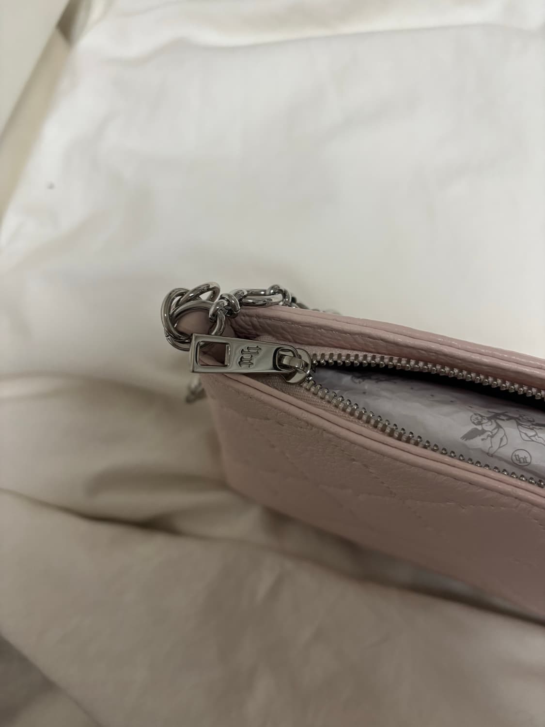 쓰리타임즈 비비 체인백 핑크 상품이미지9