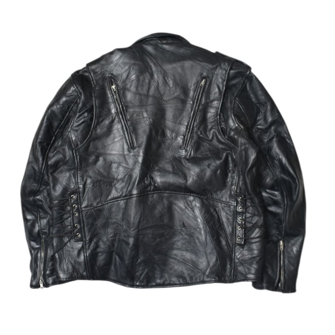 90S 버팔로 가죽 라이더 자켓 N1160 상품이미지4