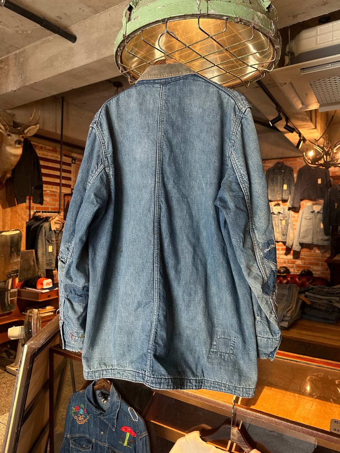 50s USA HERCULES 빈티지 데님 커버올 자켓 상품이미지8