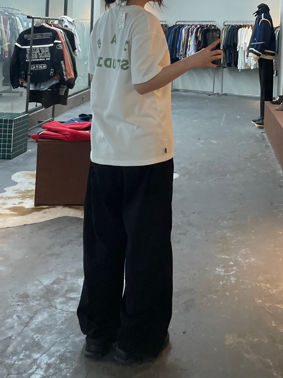 아이앱 스튜디오 라이트 그린 로고 반팔 H2259 상품이미지2