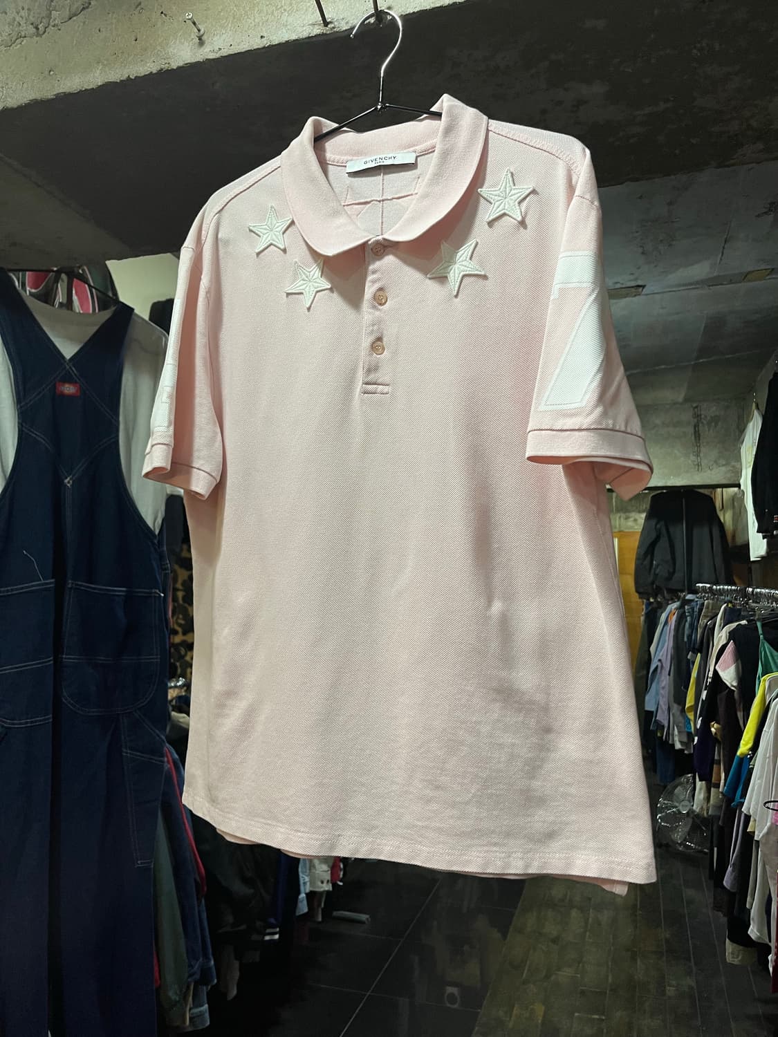 Givenchy pink Star Polo Shirt XL 상품이미지1