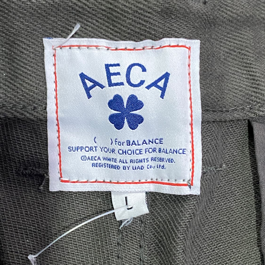 에이카 스몰로고 핀턱 루즈핏 팬츠 B4103 상품이미지5