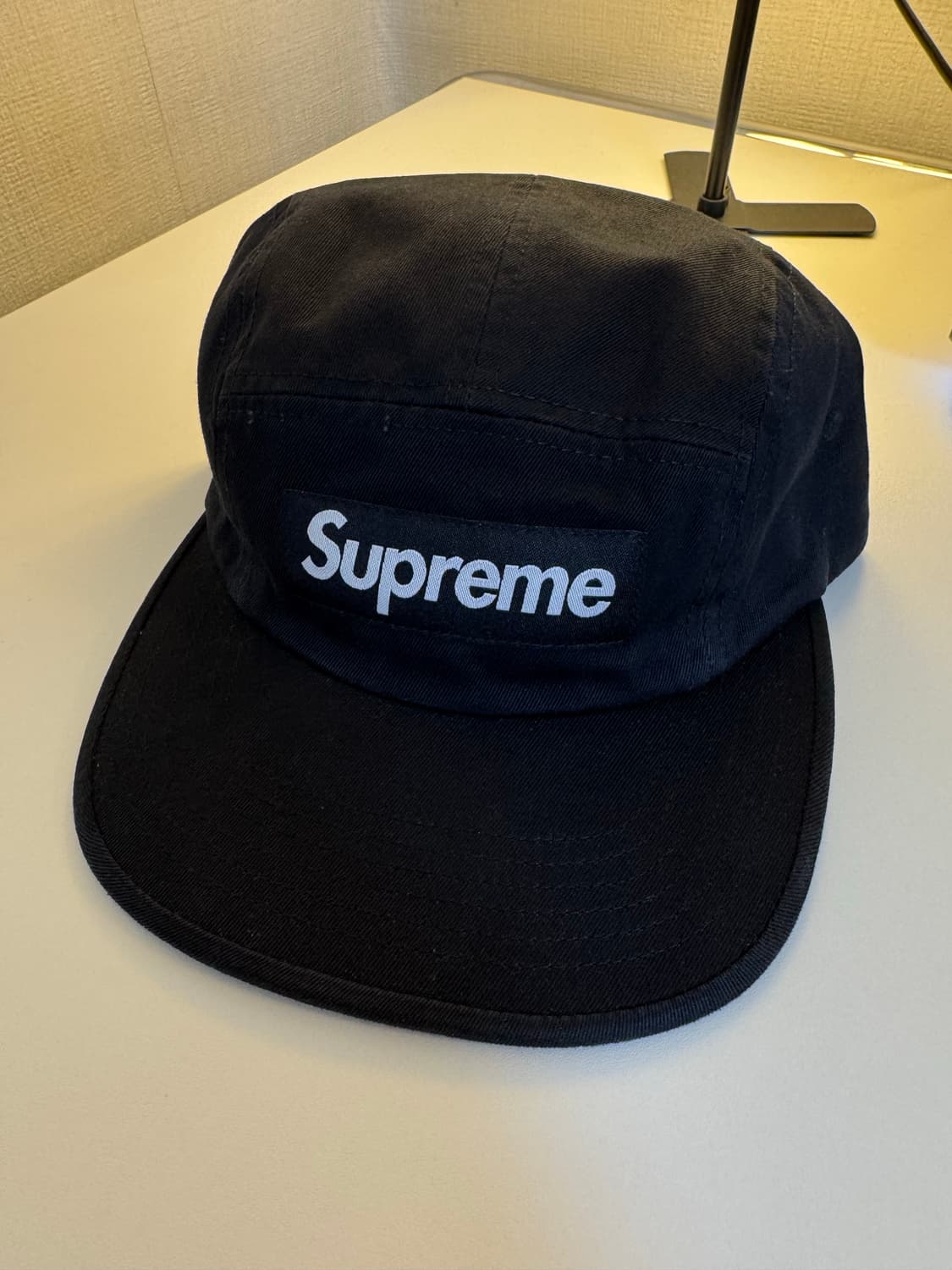 [OS]슈프림 25FW 캠프캡 블랙 상품이미지1