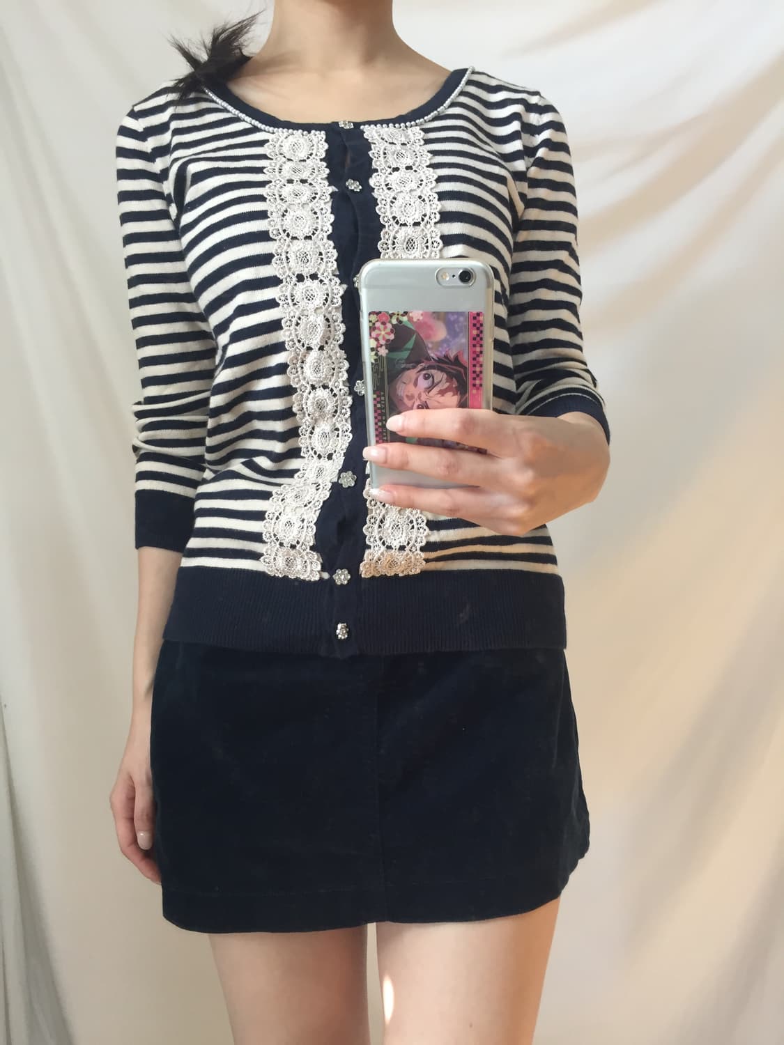 꽃단추 가디건 상품이미지7