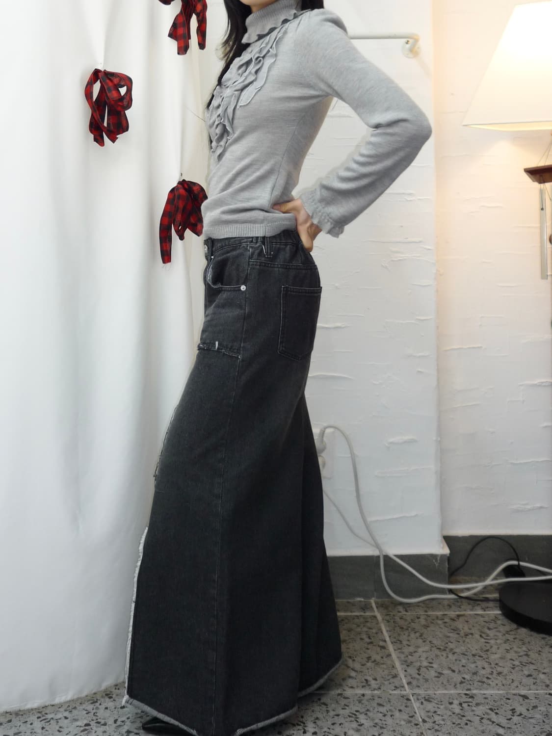 shadow cutline jeans 상품이미지3